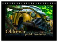 Oldtimer perfekt insziniert (Tischkalender 2025 DIN A5 quer), CALVENDO Monatskalender