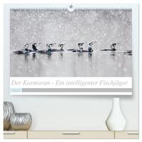 Der Kormoran - Ein intelligenter Fischjäger (hochwertiger Premium Wandkalender 2025 DIN A2 quer), Kunstdruck in Hochglanz
