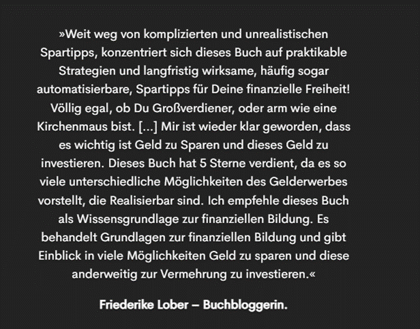 Geld sparen und clever reich werden