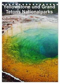 Yellowstone und Grand Tetons Nationalparks (Tischkalender 2026 DIN A5 hoch), CALVENDO Monatskalender