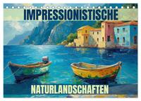 Impressionistische Naturlandschaften (Tischkalender 2026 DIN A5 quer), CALVENDO Monatskalender