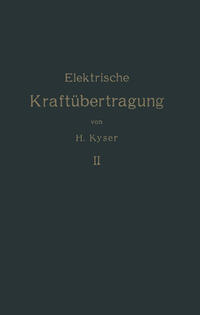 Vorderes Coverbild Die elektrische Kraftübertragung