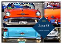 Super 88 - Ein Klassiker von Oldsmobile (Tischkalender 2025 DIN A5 quer), CALVENDO Monatskalender