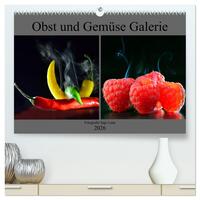 Obst und Gemüse Galerie (hochwertiger Premium Wandkalender 2026 DIN A2 quer), Kunstdruck in Hochglanz