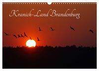Kranich-Land Brandenburg (Wandkalender 2025 DIN A3 quer), CALVENDO Monatskalender