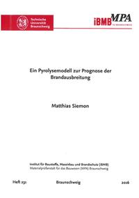 Ein Pyrolysemodell zur Prognose der Brandausbreitung