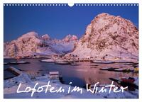 Vorderes Coverbild Lofoten im Winter (Wandkalender 2025 DIN A3 quer), CALVENDO Monatskalender