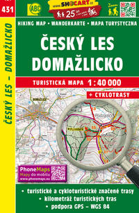 Ceský les, Domažlicko / Oberpfälzer Wald, Taus (Wander - Radkarte 1:40.000)