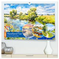 Havelland Flair - Immer in Flussnähe (hochwertiger Premium Wandkalender 2025 DIN A2 quer), Kunstdruck in Hochglanz