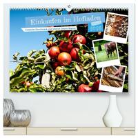 Einkaufen im Hofladen (hochwertiger Premium Wandkalender 2026 DIN A2 quer), Kunstdruck in Hochglanz