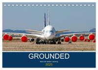 GROUNDED (Tischkalender 2025 DIN A5 quer), CALVENDO Monatskalender