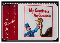 Sláinte IRLAND - Pubmalereien (Tischkalender 2025 DIN A5 quer), CALVENDO Monatskalender