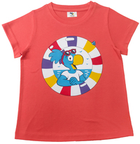 Globine T-Shirt rot Schwimmring 98/104