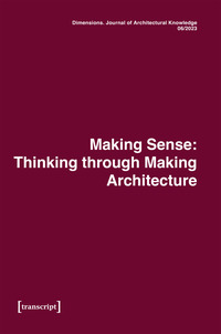Vorderes Coverbild Dimensions. Journal of Architectural Knowledge