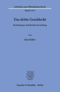 Vorderes Coverbild Das dritte Geschlecht.
