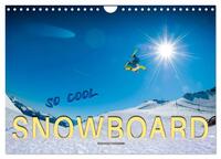 Vorderes Coverbild Snowboard - so cool (Wandkalender 2026 DIN A4 quer), CALVENDO Monatskalender