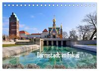 Darmstadt im Fokus (Tischkalender 2025 DIN A5 quer), CALVENDO Monatskalender