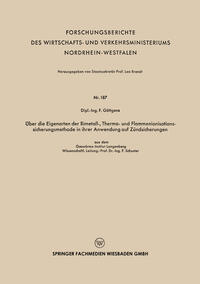 Vorderes Coverbild Über die Eigenarten der Bimetall-, Thermo- und Flammenionisationssicherungsmethode in ihrer Anwendung auf Zündsicherungen