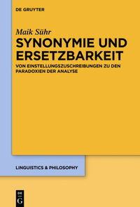 Synonymie und Ersetzbarkeit