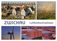 Zwickau - Luftaufnahmen (Tischkalender 2026 DIN A5 quer), CALVENDO Monatskalender