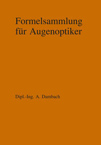 Vorderes Coverbild Formelsammlung für Augenoptiker