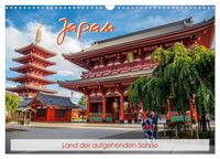Japan - Land der aufgehenden Sonne (Wandkalender 2025 DIN A3 quer), CALVENDO Monatskalender