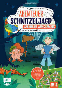 Vorderes Coverbild Set: Abenteuer Schnitzeljagd – Gefahr im Wunderwald