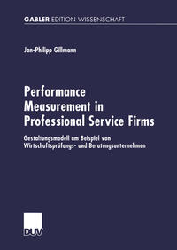 Vorderes Coverbild Performance Measurement in Professional Service Firms