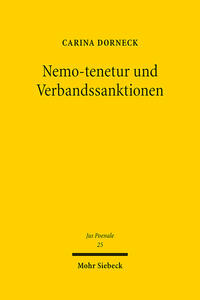Nemo-tenetur und Verbandssanktionen