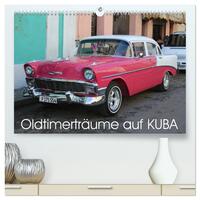Oldtimerträume auf KUBA (hochwertiger Premium Wandkalender 2025 DIN A2 quer), Kunstdruck in Hochglanz