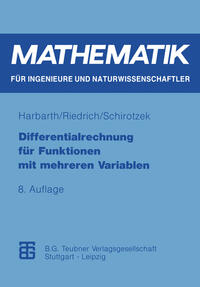 Vorderes Coverbild Differentialrechnung für Funktionen mit mehreren Variablen