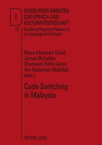 Code Switching in Malaysia