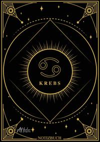 Edles Notizbuch Sternzeichen Krebs | Designed by Alfred Herler