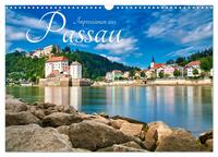 Impressionen aus Passau (Wandkalender 2025 DIN A3 quer), CALVENDO Monatskalender