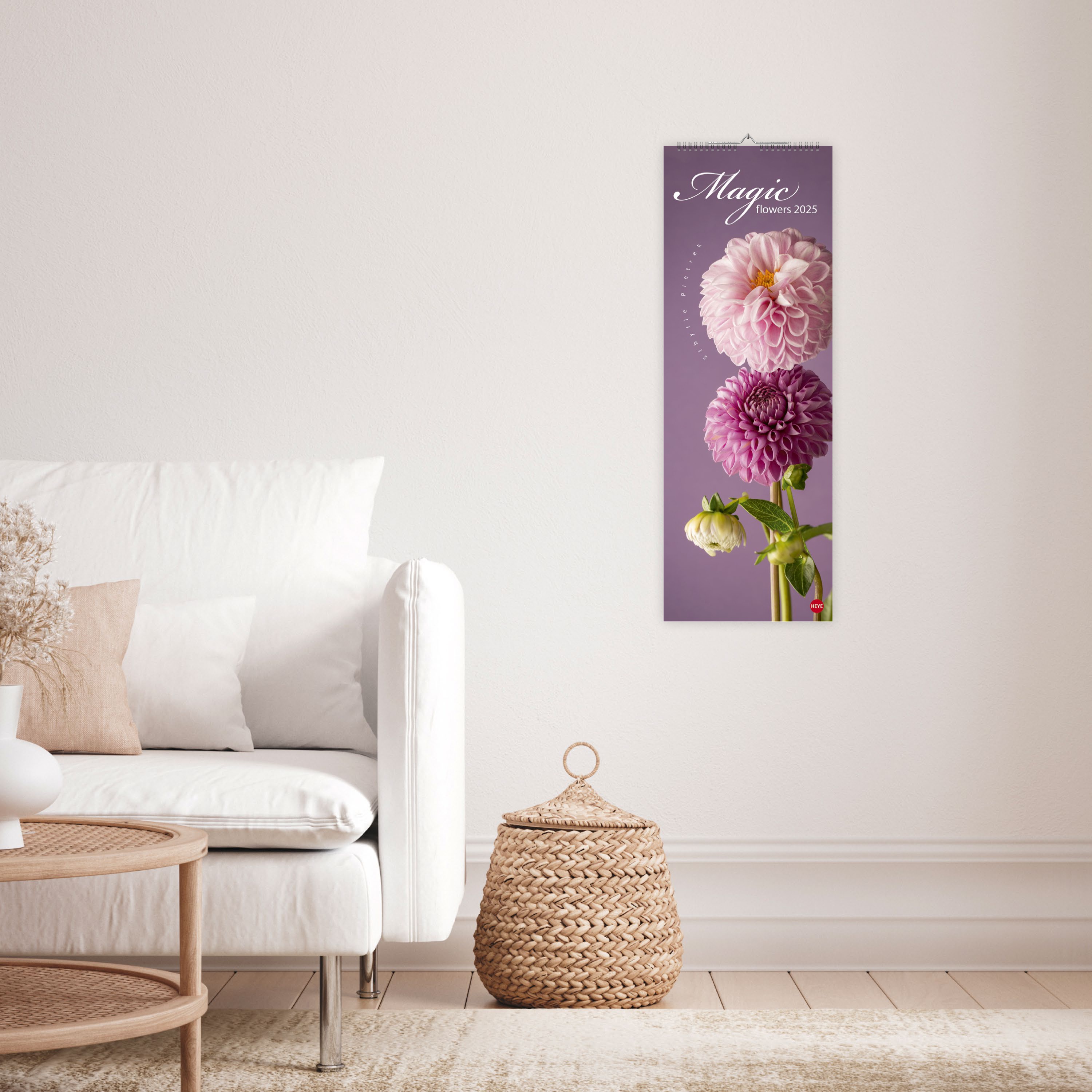 Magic Flowers Vertical Kalender 2025