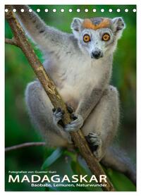 MADAGASKAR: Baobabs, Lemuren, Naturwunder (Tischkalender 2026 DIN A5 hoch), CALVENDO Monatskalender