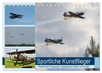 Sportliche Kunstflieger (Tischkalender 2026 DIN A5 quer), CALVENDO Monatskalender