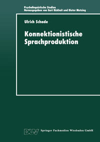 Vorderes Coverbild Konnektionistische Sprachproduktion