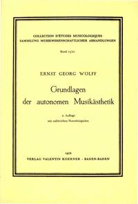Grundlagen der autonomen Musikästhetik