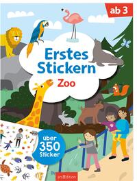 Vorderes Coverbild Erstes Stickern – Zoo