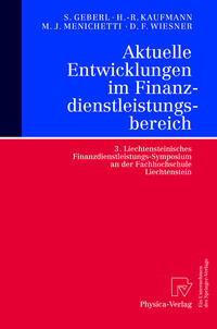 Aktuelle Entwicklungen im Finanzdienstleistungsbereich