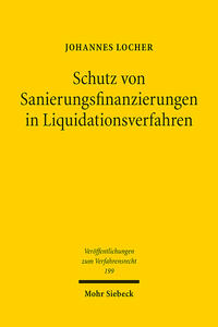 Vorderes Coverbild Schutz von Sanierungsfinanzierungen in Liquidationsverfahren