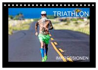 TRIATHLON Impressionen (Tischkalender 2026 DIN A5 quer), CALVENDO Monatskalender