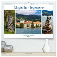 Magischer Tegernsee (hochwertiger Premium Wandkalender 2025 DIN A2 quer), Kunstdruck in Hochglanz