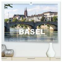 Schweiz - Basel (hochwertiger Premium Wandkalender 2026 DIN A2 quer), Kunstdruck in Hochglanz