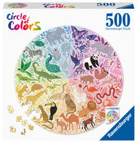 Erwachsenenpuzzle 500 Teile - Circle of Colors - Tiere