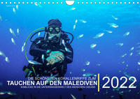 Die schönsten Korallenriffe zum Tauchen auf den Malediven (Wandkalender immerwährend DIN A4 quer)