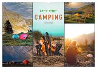 Let's start Camping (Wandkalender 2026 DIN A2 quer), CALVENDO Monatskalender