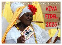 VIVA FIDEL 2025 (Tischkalender 2025 DIN A5 quer), CALVENDO Monatskalender