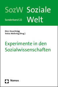 Vorderes Coverbild Experimente in den Sozialwissenschaften